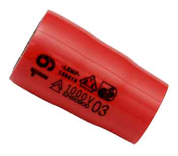 DOPSLEUTEL 1/2"X40 6-KT 19mm 130419 