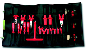 ELECTRICAL TOOL SET IN ROLLING BAG 730013
