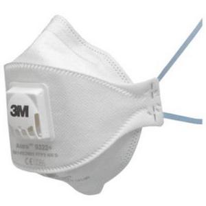 DS of 10 MASKS 9322+ FFP2S FINE DUST (V) WITH EXHALATION VALVE