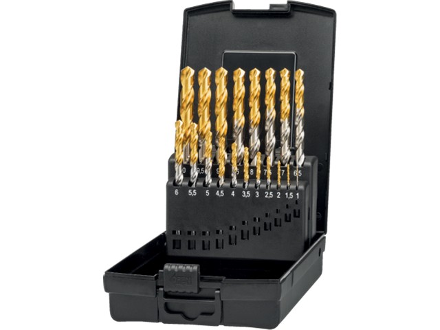 BORENSET HSS 1-10x0,5 TiN TIP LOW FORCE 19.147.1000 GEVULD MET 11.461 BOREN *A*