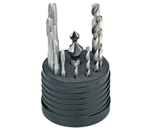 THREAD CUTTING AND TAP SET M4 TO M10 29.195.3000