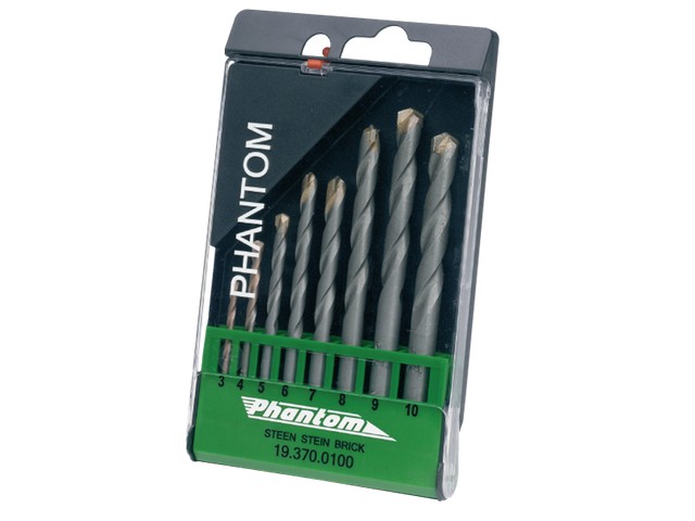 STONE DRILL SET 8-piece.3-10mm 19.370.0100