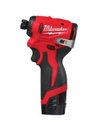 MILWAUKEE M12™ M12 BLIDRC-0 COMPACT 1/4''HEX ACCU SLAGSCHROEVENDRAAIER 124Nm 4933499690 SOLO 