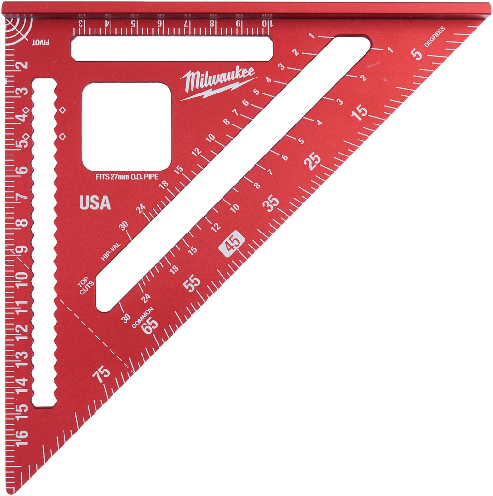 MILWAUKEE RAFTER MEETDRIEHOEK METRISCH 18CM 4932472124