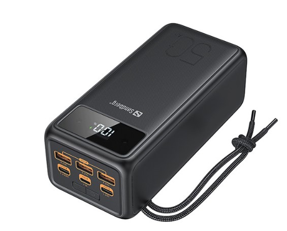 POWERBANK SANDBERG USB-C PD 130W 50000 mAh ZWART