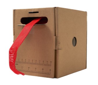 ROL a 100 mtr. PIPE NET 50-100mm RED IN DISPENSER BOX