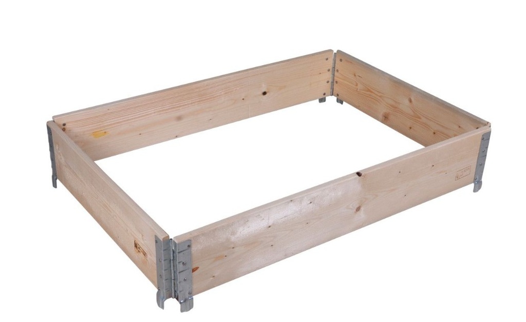 PALLETRAND 80x120x20cm MET 4 SCHARNIEREN - NIEUW