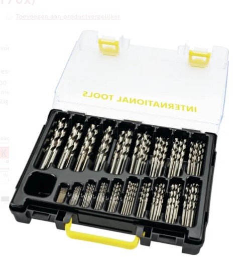 I.T. DRILL SET  1-10x0.5 ECO PRO 170DLG 19.124.6000 SL.