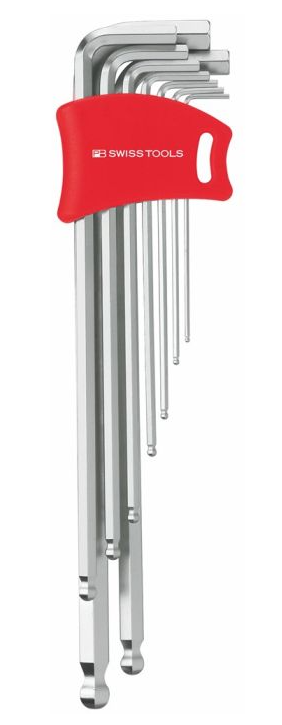 PB HAAKSE STIFTSLEUTELSET 6-KANT 212.LDH-10 1,5-10mm 9-dlg. LANG KK