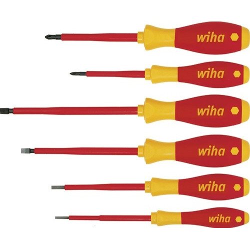 WIHA VDE SOFTFINISH SCHROEVENDRAAIERSET 00833 SL + PH 6-dlg.