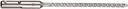 MILWAUKEE SDS-PLUS MX4 HAMERBOOR 4-SNIJKANTEN 5,0x100x165mm 4932352008