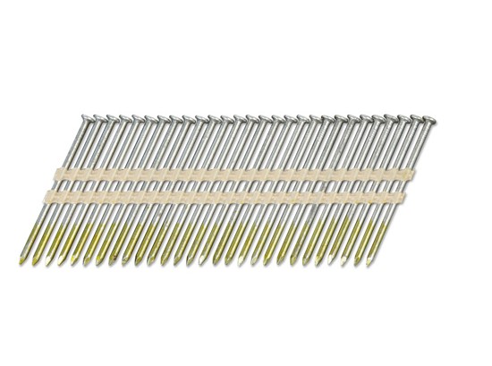 HIKOKI 753626 SPIJKERS O-KOP 3.1x90mm 21° GERINGD GEGALVANISEERD 2500 stuks