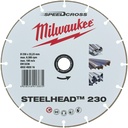MILWAUKEE STEELHEAD™ SPEEDCROSS DIAMANTSLIJPSCHIJF METAAL 230mm 4932492016