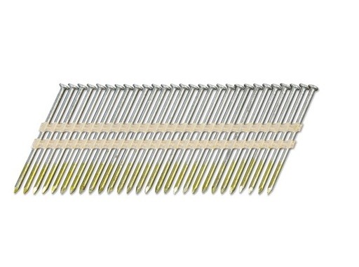 [106500355] HIKOKI 753626 SPIJKERS O-KOP 3.1x90mm 21° GERINGD GEGALVANISEERD 2500 stuks