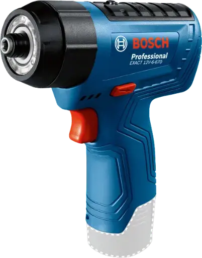 [065000315] BOSCH ACCU SCHROEFMACHINE EXACT 12V 4-1100 1-4Nm  220-1100rpm 0.602.496.404