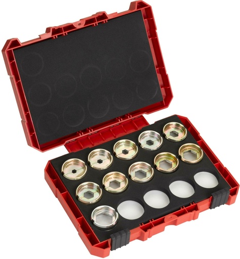 [260000840] MILWAUKEE R22 CU KRIMPVORM KIT VOOR M18 HCCT 11-Delig 4932471999
