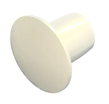 [978002245] AFDICHTDOP KUNSTSTOF PE 12,8x9 ROND WIT M14 