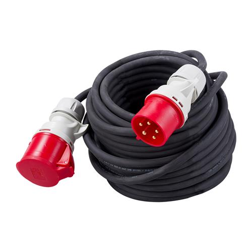 [242000035] VERLENGKABEL 10M 5x2,5mm2 NEOPREEN H07RNF STEKKER - CONTRASTEKKER CEE 400V 32A