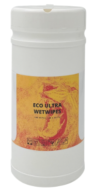 [173000050] ECO ULTRA ORANGE SCRUB WETWIPES 80618416 BUS A 100 VEL