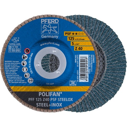 [157000255] LAMELLA DISC 125x22 PFF K40 FLAT 6764125   /  512517   (10)