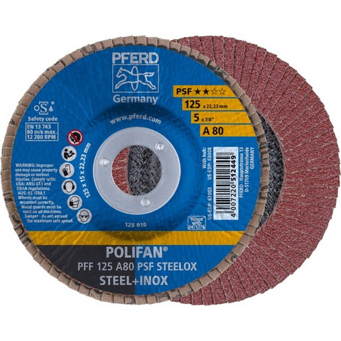 [157000360] FLAT DISC 125x22 A80 FLAT SG COOL 67658125 (10)