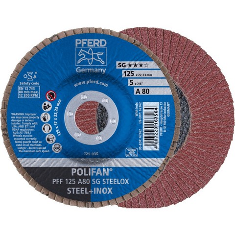 [157000370] LAMELLA DISC 125x22 A80 FLAT SG 67608125 (10)