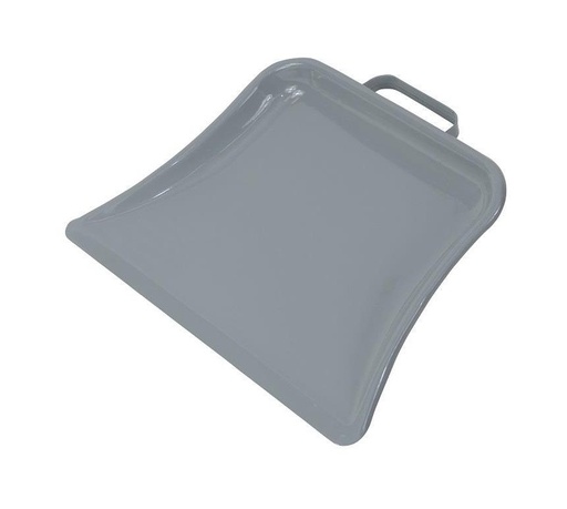 [160000015] METAL DUSTBIN 22.5X32CM GREY