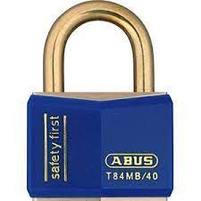 [002000480] STAINLESS STEEL PADLOCK T84MB/40 BLUE