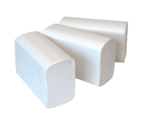 [173000010] DS. a 3000ST HANDDOEKPAPIER 2-LAAGS 25X120 ST. INTERGEVOUWEN 32X20,6CM