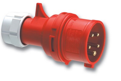 [243000210] CEE PLUG 32A 4P+A 380 / 400V