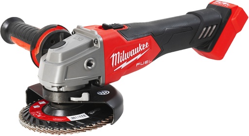 [260000720] MILWAUKEE M18 FUEL™ M18 FSAG125X-0 ACCU HAAKSESLIJPER MET SCHUIFSCHAKELAAR 125mm 4933478701