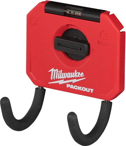 [260001030] MILWAUKEE PACKOUT™ SMALL CURVED UTILITY HOOK KLEINE GEBOGEN HAAK 4932480705 (MOQ 5st)