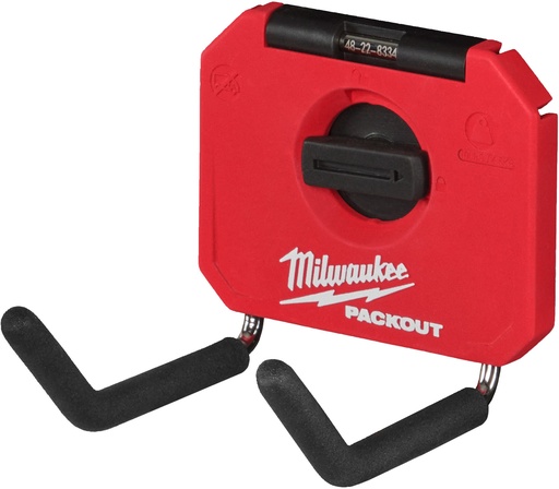 [260001035] MILWAUKEE PACKOUT™ SMALL CURVED STRAIGHT UTILITY HOOK KLEINE RECHTE HAAK 4932480704 (MOQ 5st)
