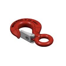 [282001435] LIFTING HOOK 14A FIXED EYE+FLAP 5.4 T
