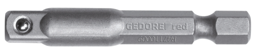 [306000125] ADAPTER 1/4" 4-kt x 1/4" 6-kt. L 50mm R47110009, 3300150