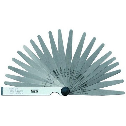 [914000960] VOELERMAATSET 0,05-1,0mm 20-BL. 411007 L=100mm