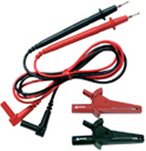 [916002075] SET OF MEASURING LEADS TL35B RED/BLACK CROCODILE CUPS (suitable for the 30XR-A.)