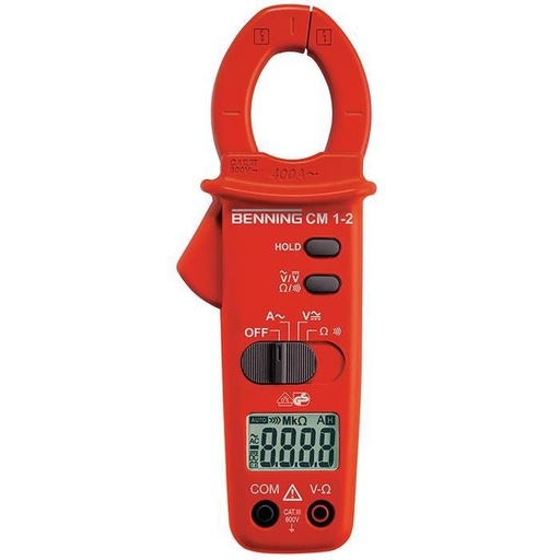 [916003165] AMPER PLIERS BENNING CM 1-2 CLASS 3 400A AC AND 600V AC/DC
