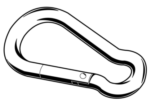 [963000535] CARABINER GVZ 7X70