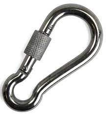 [963001405] CARABINER 8X80 M/LOCKING stainless steel