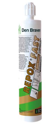 [973000995] TUBE DEN BRAVEN REPOX 2-COMPARTMENT WOOD REPAIR EPOXY 250ML. GREY 210033