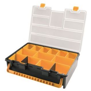 [974000240] OPBERGKOFFER MET 11 UITNEEMBARE BAKJES 443x317x107mm