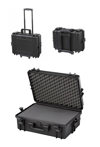 [974000305] SUITCASE WITH TROLLEY MAX 505S WITH FOAM PICK 'N PLUG 2450550