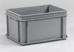 [974001540] PLASTIC CONTAINER 400x300x220mm 3-204-0R LIGHT GREY (RECYCLE)