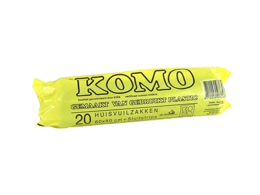 [974005370] ROL A 20 AFVALZAK KOMOKEUR GRIJS 600x800 mm