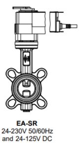 [976501310] BUTTERFLY VALVE ARI-ZESA EA DN80 PN16 O/C 1.4581 +ACTUATOR 24-125VDC