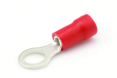 [977001710] DS a 100pcs INSULATED CABLE. EYE 5.3mm RIPCA 635 RED  0.5-1.5mm2 - Ø5.3mm