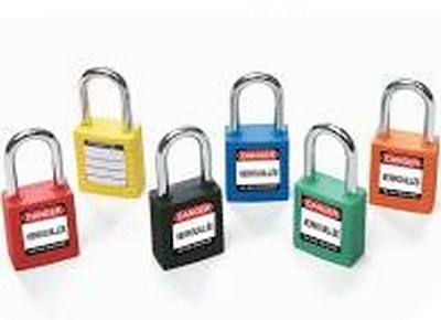 [977014290] LIGHT BLADE PLASTIC PADLOCK b=38mm XENOY