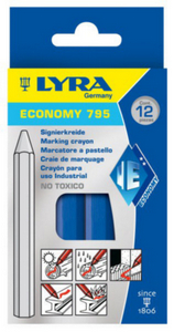 [978000345] DS. a 12st. MERKKRIJT GEEL 795 LYRA 