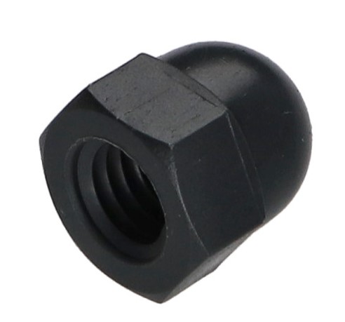 [032000305] NYLON CAP NUT BLACK PA 6.6 M8